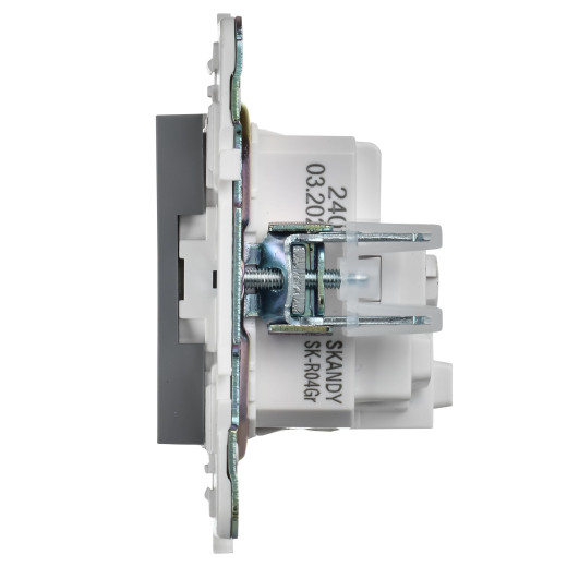 SKANDY Роз. с з/к/ш 16А SK-R04Gr сер. IEK