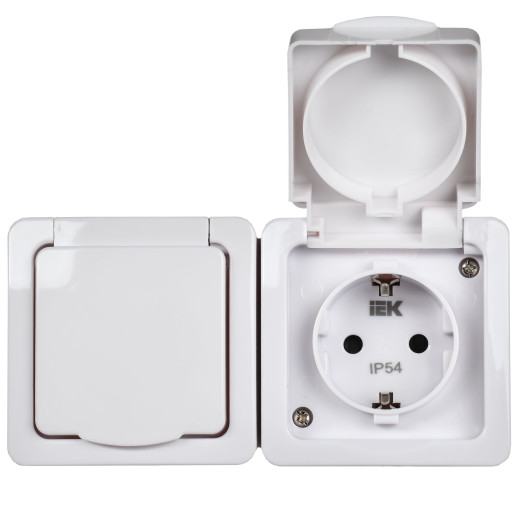 РСб22-3-ГПБб роз.2м с з/к о/у IP54 (цвет крышки:белый) ГЕРМЕС PLUS