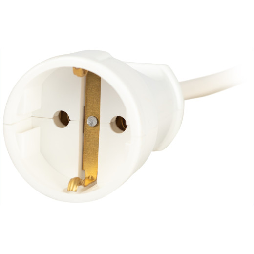 Удлинитель электрический ЭРА UX(6)-1-5m без заземления 1 розетка 5м ПВС 2x0,75мм2 6А