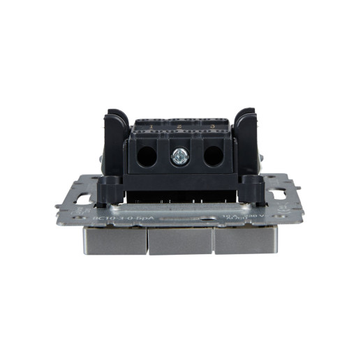 BRITE Выключ. 3-кл. 10А ВС10-3-0-БрА алюм. IEK