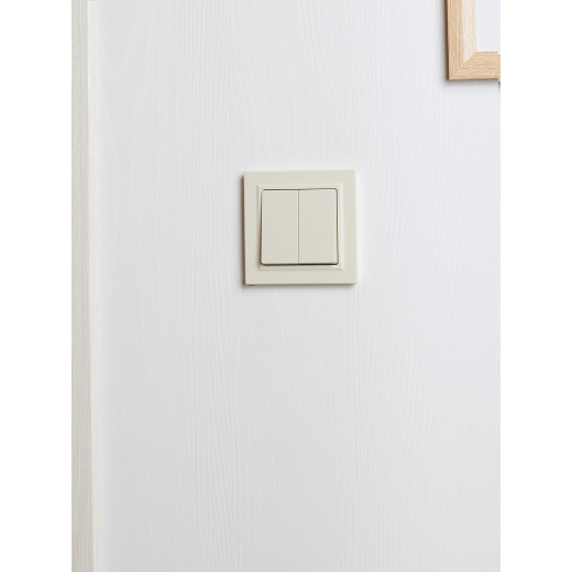 BRITE Рамка 1-мест. РУ-1-БрКр беж. IEK