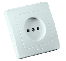 Hegel Мастер внутр Белая РС16-302 Розетка, со шторками