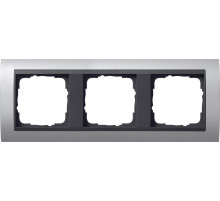 Gira Event Алюминий/Антрацит Рамка 3-ая