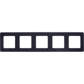 Legrand/Daccord INSPIRIA Антрацит Рамка - 5 постов.