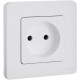 Розетка без заземления - Legrand/Daccord Inspiria - без шторок 16А 250В винтовые зажимы - белый