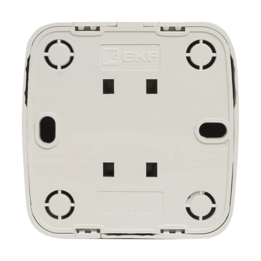 Минск Розетка RJ-45 1-местная, ОП 1А, 120В, белая EKF Basic