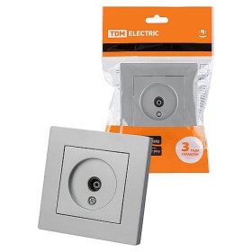 TDM Розетка телевизионная простая (0-2400МГц, 