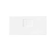 Simon 100 Белый матовый Накладка розетки RJ45