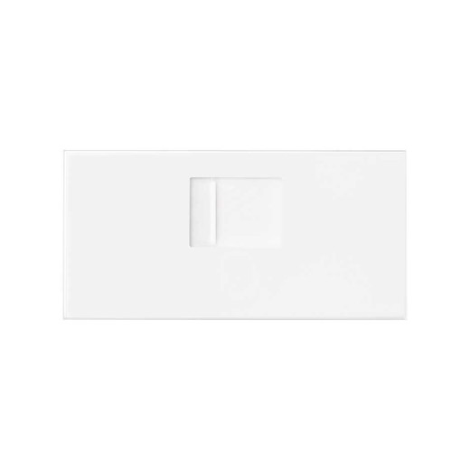 Simon 100 Белый матовый  Накладка розетки RJ45