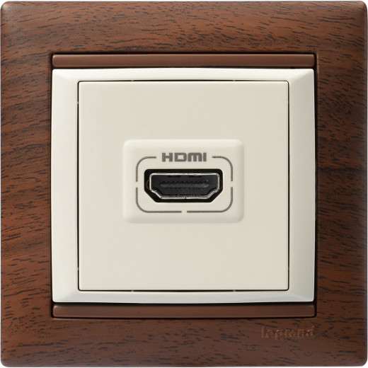 Рамка 1 пост - Legrand Valena - тонированное дерево