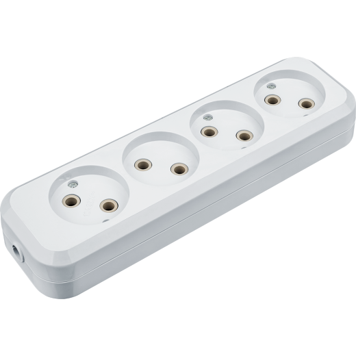 Колодка Navigator 61 587 NCA-BL01-04-X-WH 4гн б/з АБС пластик