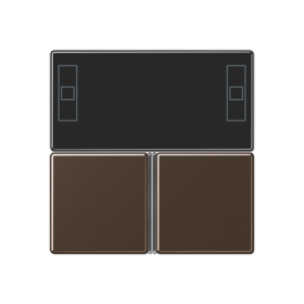 JUNG крышка к Room-controller, в сборе, мокко