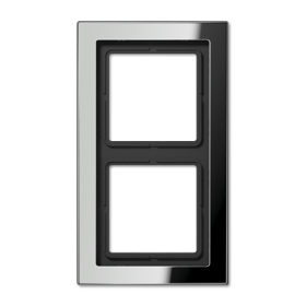 JUNG LSD Блестящий хром Рамка 2-ая