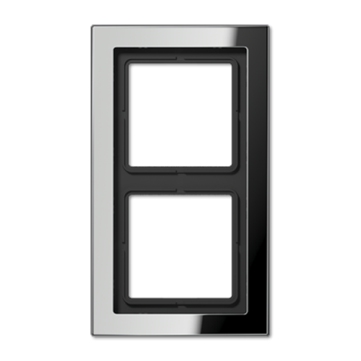 Рамка 2-кратная, полированный хром