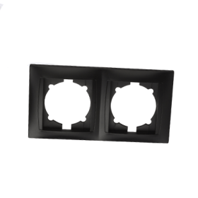 TDM Рамка 2-х постовая горизонтальная графит 