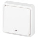 Переключатель ЭРА Эксперт 11-1527-01 с подсветкой IP55 10АХ-250В СУ белый