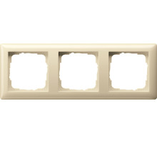Gira Standard 55 Крем глянц Рамка 3-ая