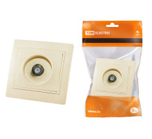 TDM Розетка телевизионная типа F (SAT) сл. кость 