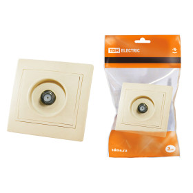 TDM Розетка телевизионная типа F (SAT) сл. кость 