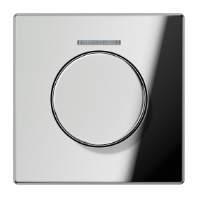 JUNG Накладка роторного механизма со световодом, хром