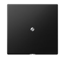 JUNG LS 990 Черный матовый Кабельный вывод с разгрузкой натяжения
