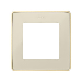 Simon 82 Detail Слоновая кость, основание шампань Рамка 1-ая