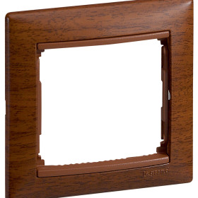 Legrand Valena Тонированное дерево Рамка 1-ая.