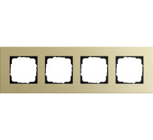 Gira ESP Алюминий Светлое золото Рамка 4-ая