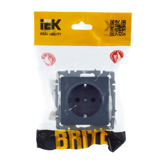 BRITE Роз. с з/к/ш 16А РС14-1-0-БрМ мар. IEK