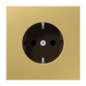 JUNG SCHUKO®-розетка 16 A / 250 B ~, латунь Classic