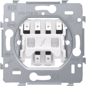 Niko Механизм переключателя 1-клавишный, пруж. клеммы