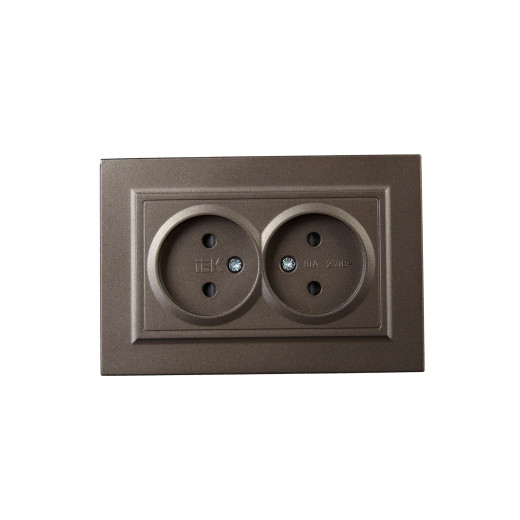 BRITE Роз. 2-я без з/к с з/ш 10А в сб. РСш12-2-БрТБ бр. IEK