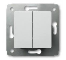 Legrand DIY Cariva Бел Выключатель 2-клавишный.