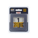 BRITE Рамка 1-мест. РУ-1-1-БрА металл алюм. IEK