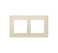 Simon 82 Detail Слоновая кость, основание шампань Рамка 2-ая