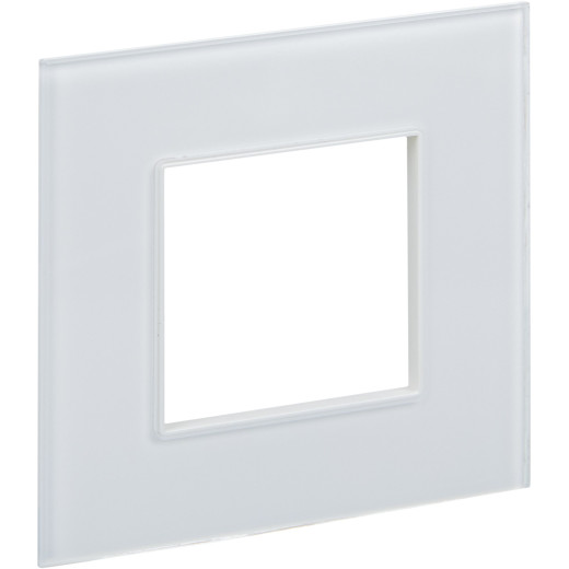 SKANDY Рамка 1-мест. SK-F21W стекло арк. бел. IEK