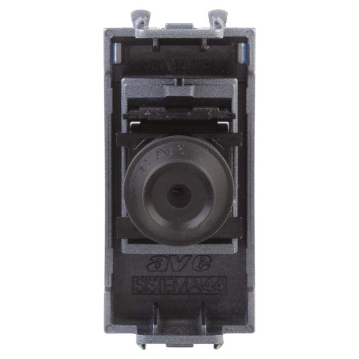 Розетка TV одиночная модульная, Avanti, закаленная сталь, 1 модуль