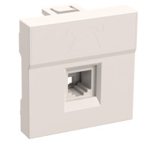 IEK PRIMER Розетка телефонная RJ-11 кат.3, 2 модуля. РКФ-20-00-П