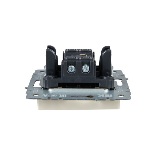 BRITE Выключ. 1-кл. самовозвратн. 10А ВС10-1-4-БрКр беж. IEK