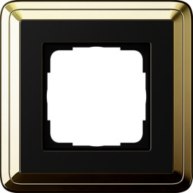 Gira ClassiX Латунь/Черный Рамка 1-ая