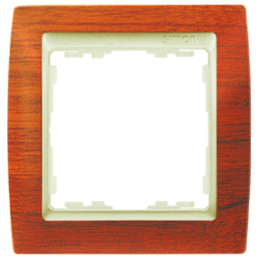 Simon 82 Вишня/Металлик Рамка 1-ая