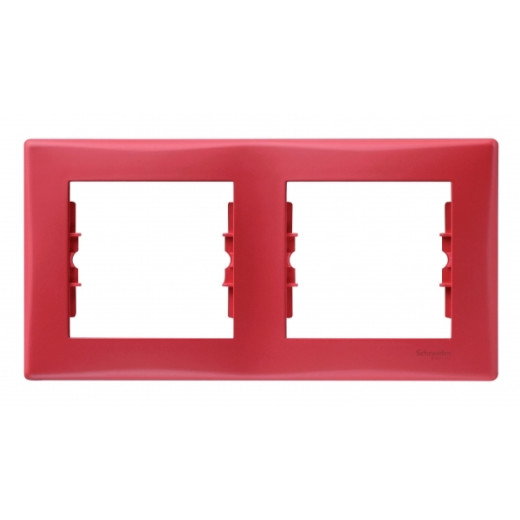 SEDNA РАМКА 2-постовая, горизонтальная, КРАСНЫЙ