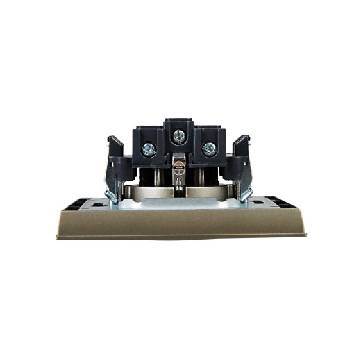 BRITE Роз. с з/к/ш 16А в сб. РСР14-1-0-БрШ шамп. IEK