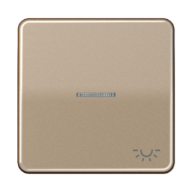 JUNG CD 500/CD plus Бронза Клавиша 1-ая с/п с символом ОСВЕЩЕНИЕ