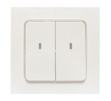 EKF Connect Умный выключатель Стокгольм 2-кл. белый Zigbee.