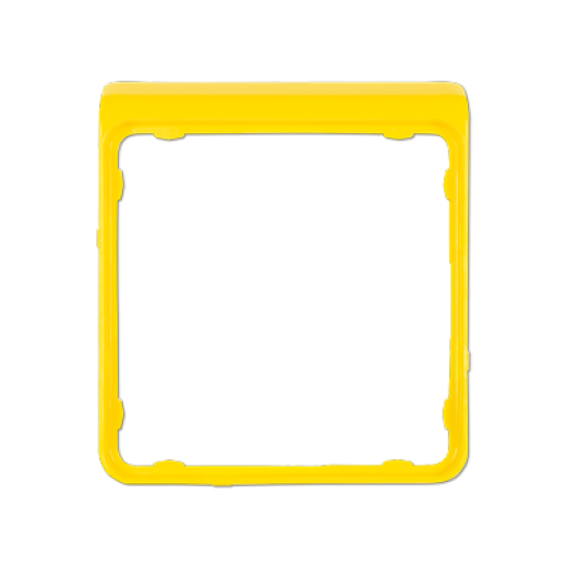 Внешняя цветная рамка, желтая