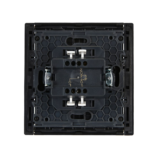 FORTE&PIANO Выключ. 1-кл. прох. с инд. 10А FP104 чер. IEK