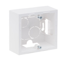Legrand/Daccord SUNO Белый Коробка для накладного монтажа механизмов серии 1-постовая.