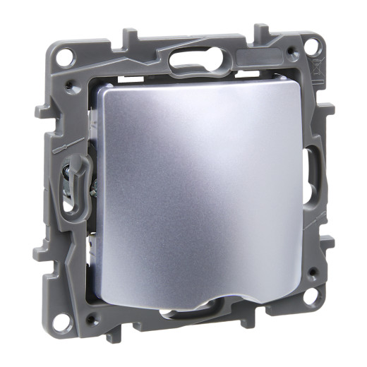 Вывод кабеля IP21 - Legrand Etika - с зажимом для кабеля - алюминий