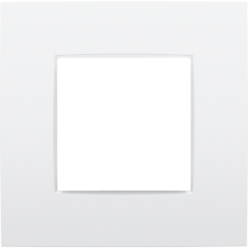 Niko Intense Рамка на 1 пост, белый матовый